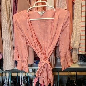 Express pink top